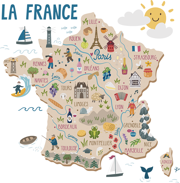 Cho trẻ học tiếng Pháp và tìm hiểu nước Pháp
